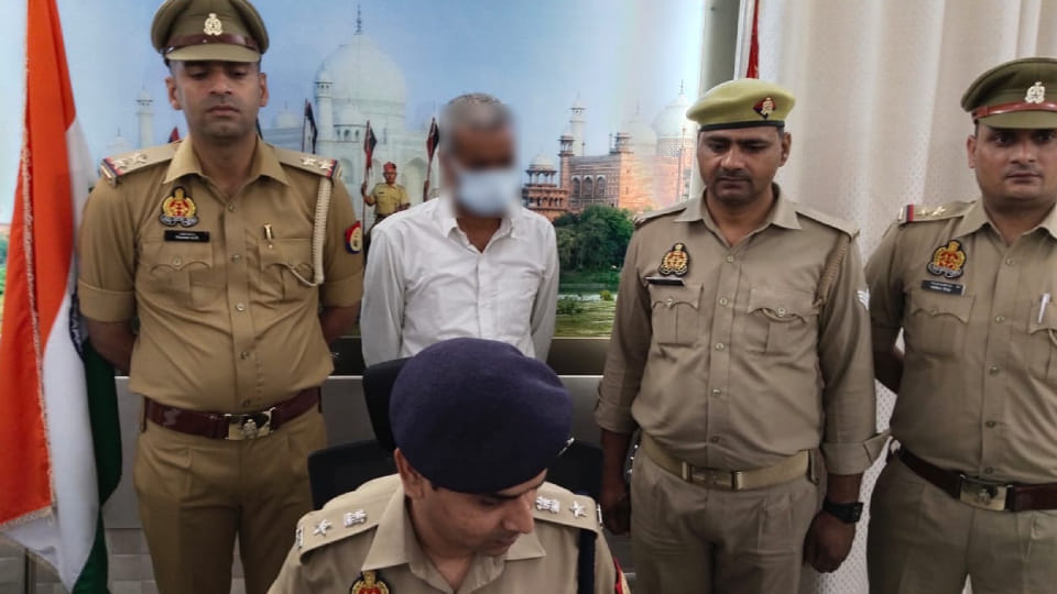 Hariparvat police at Agra arrested member of interstate vehicle thief gang from Bihar