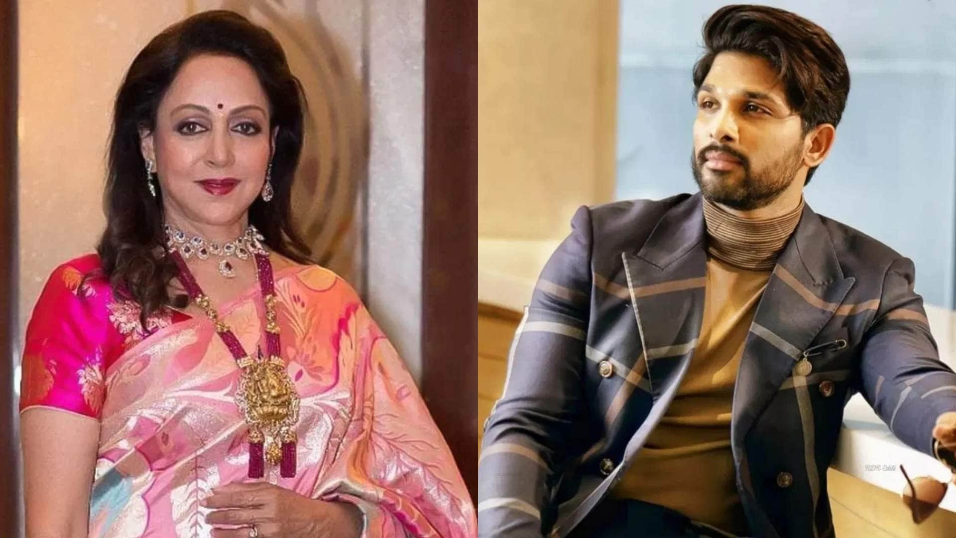 Hema Malini Praises Allu Arjun Transformation For Pushpa and Slams Bollywood Heroes