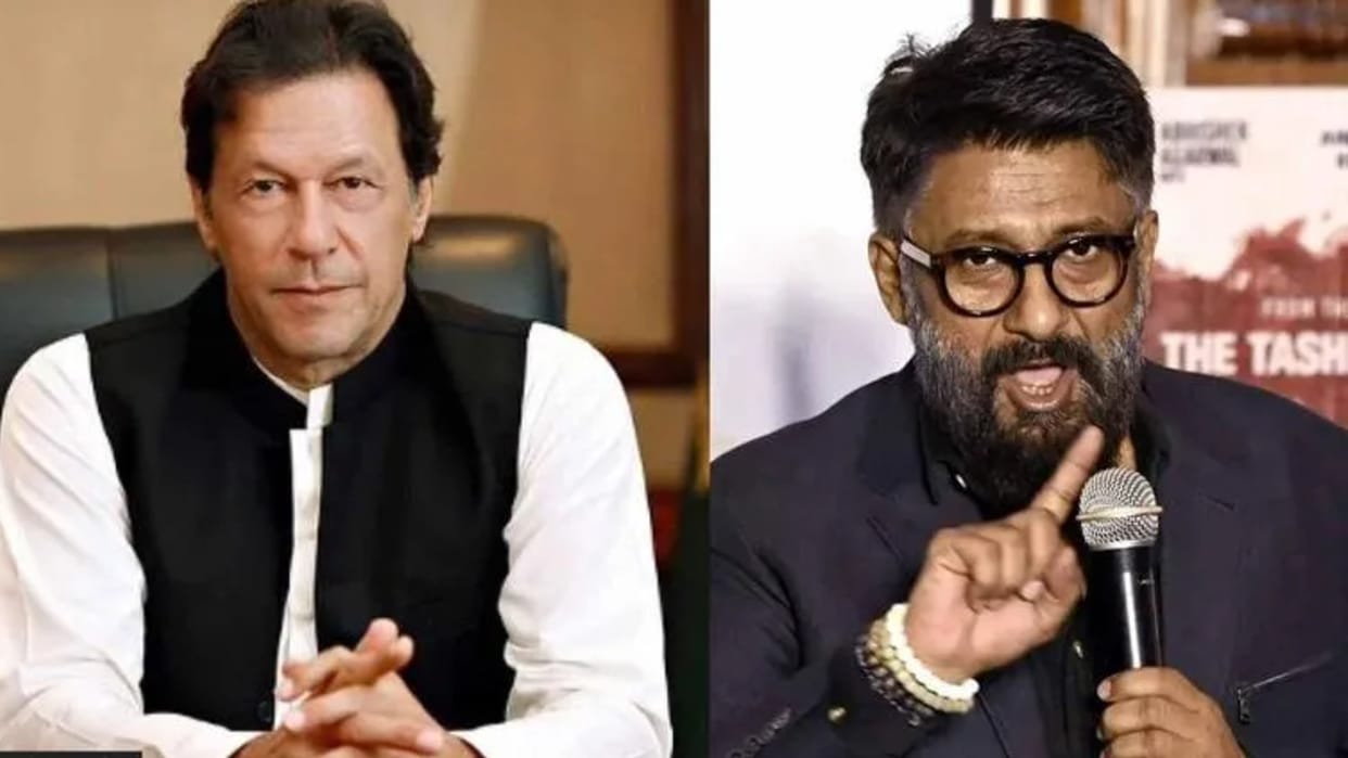 vivek agnihotri claims pakistan ex PM Imran Khan illegally used The Kashmir Files song in protest video