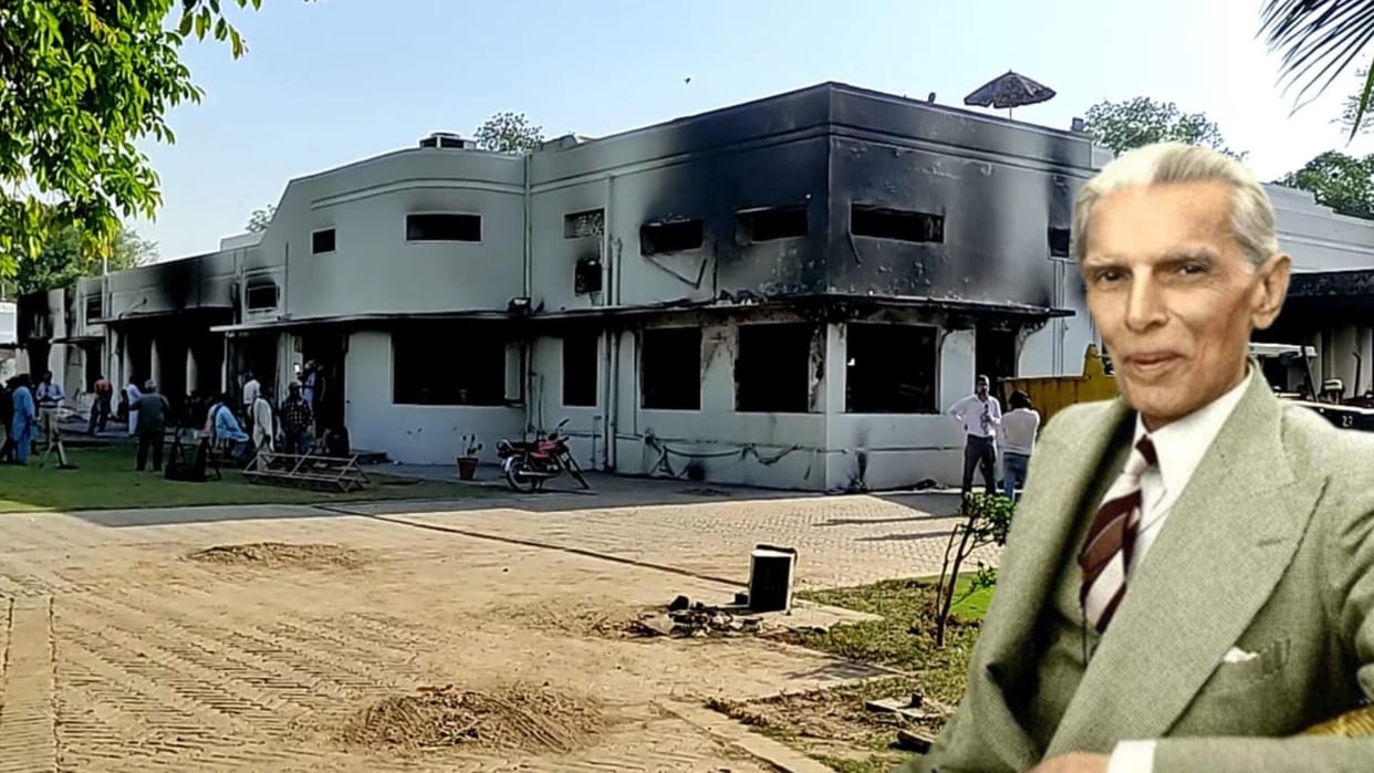 Pakistan: Jinnah's house which was burnt by Imran Khan's supporters, was taken from a Hindu family, full stor