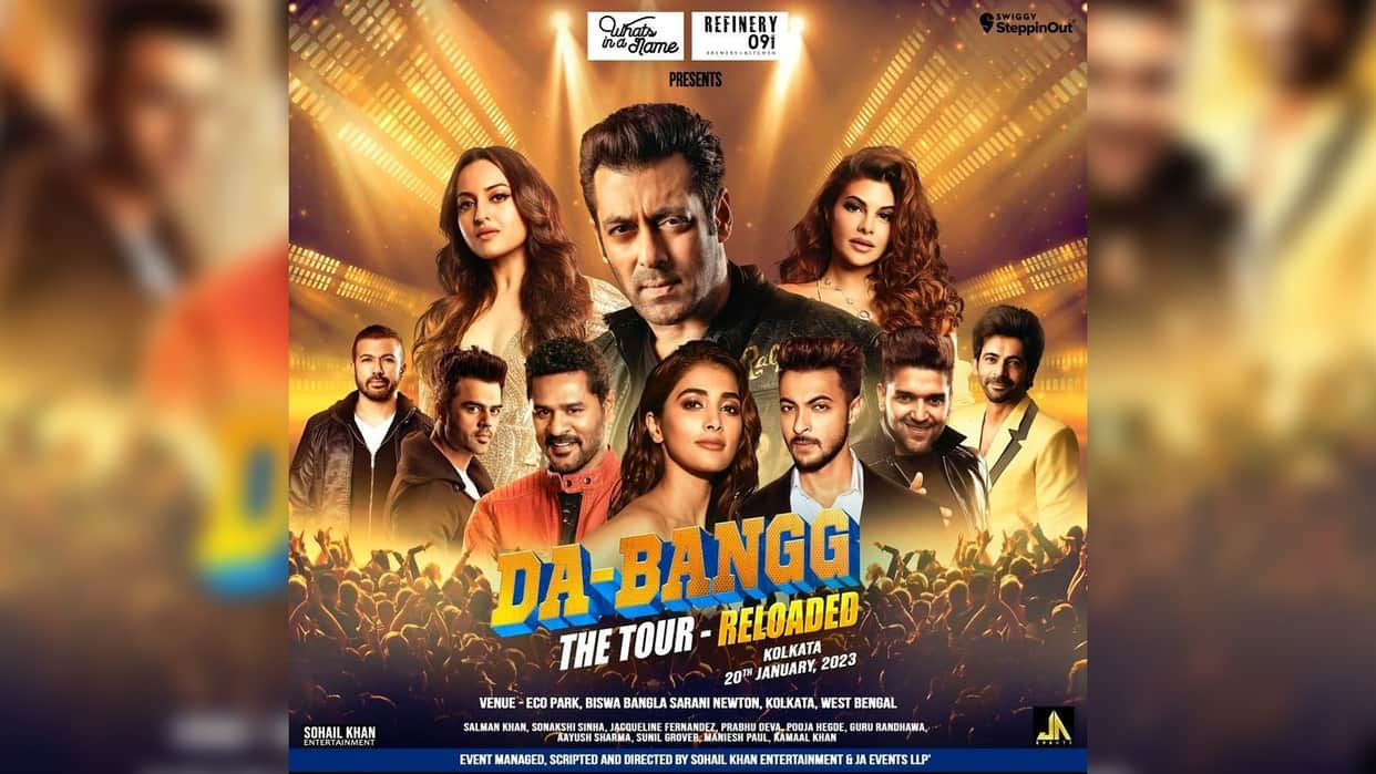 Salman Khan Dabangg Tour Kolkata Ticket price how to book seats know full details here