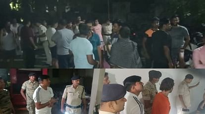Fierce fire caused by electric short circuit in Arrah town police station, goods and papers burnt to ashes