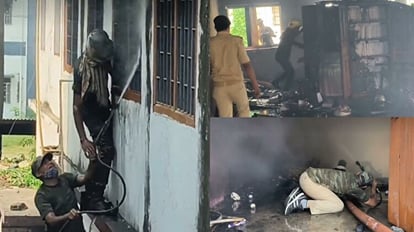Fierce fire caused by short circuit in Khagaria court premises, estimated loss of 50 lakhs