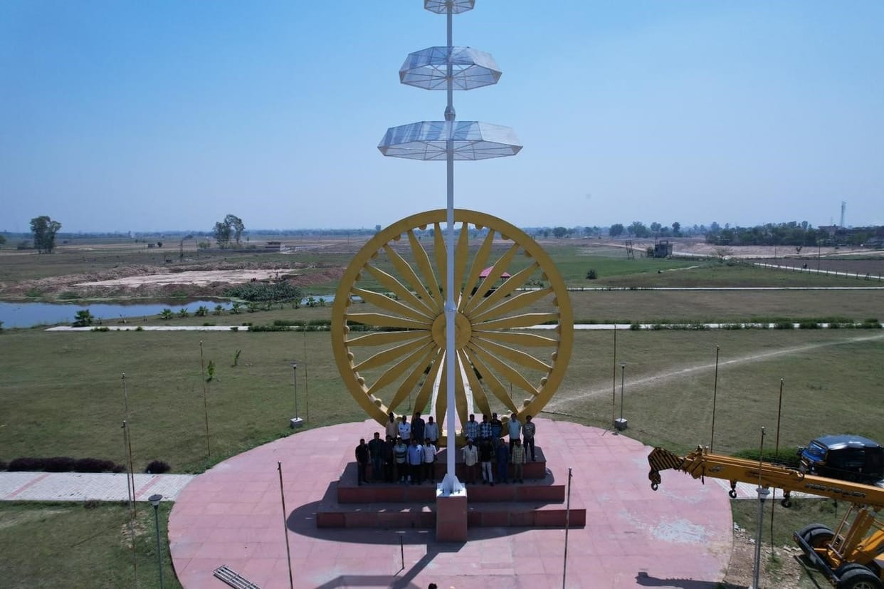 Ashtamangala Chhatravali established on highest Ashoka Chakra with six new features in Yamunanagar