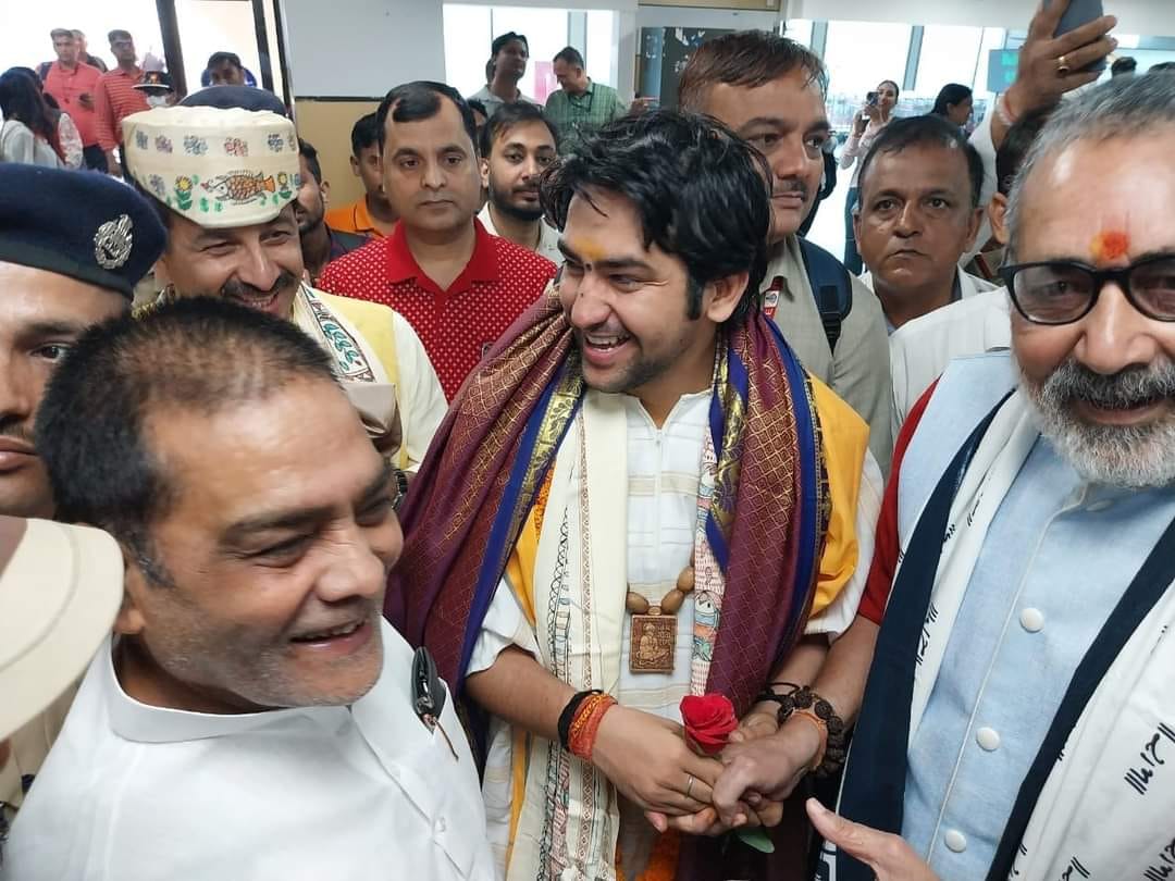 Baba Bageshwar: Hanumant Katha in Pandit Dhirendra Shastri , Tej Pratap Yadav DSS, RJD, Baba program in Patna