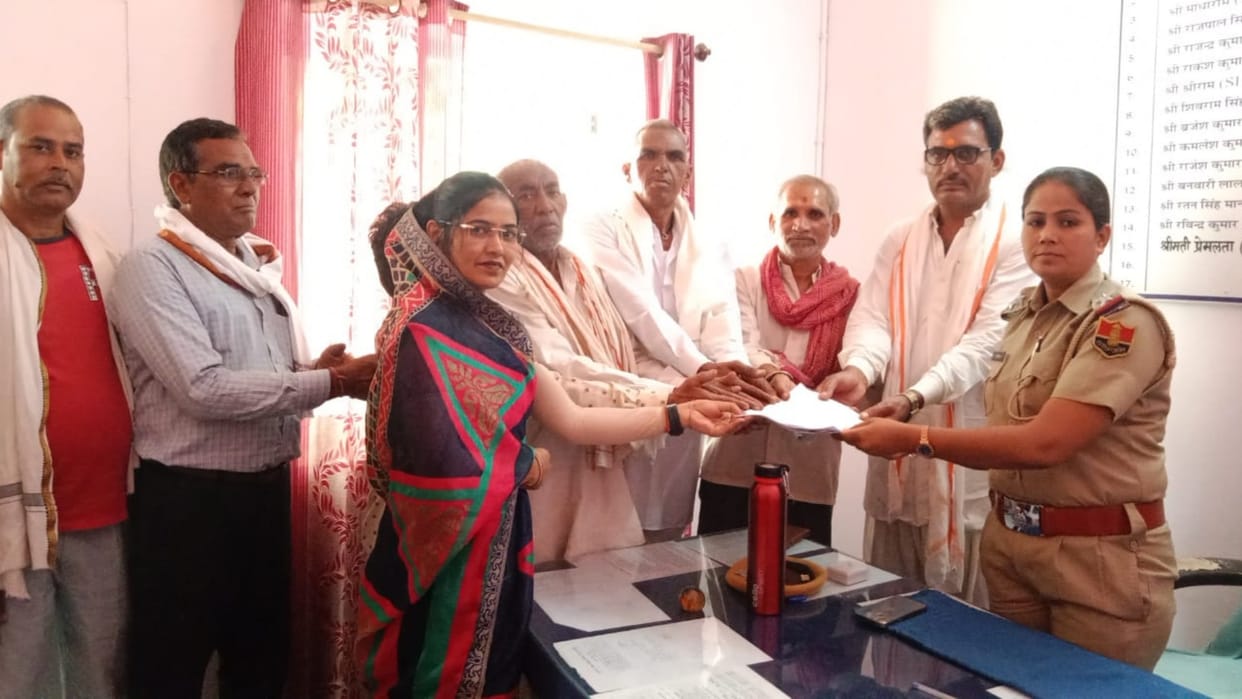 Dausa Illegal construction of sarpanch despite court stay on temple forgiveness land in Bhojwada