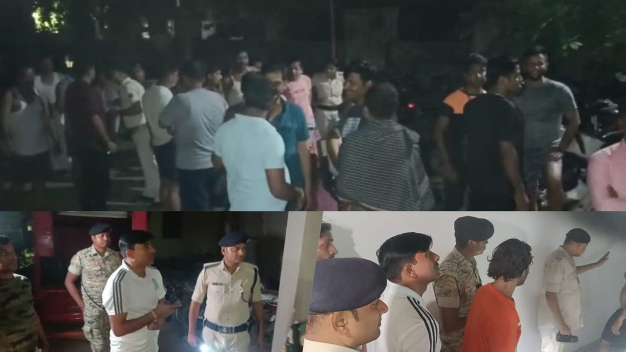 Fierce fire caused by electric short circuit in Arrah town police station, goods and papers burnt to ashes