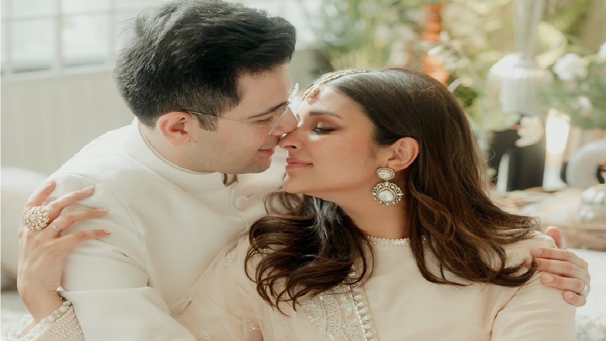 Parineeti Raghav Engagement Raghav kept taking updates of Jalandhar by-election amid engagement