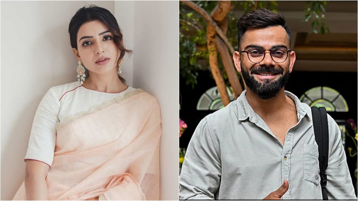 Samantha Ruth Prabhu reveals she cried when virat kohali scored hundred in asia cup 2022