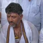 कर्नाटक कांग्रेस अध्यक्ष डीके शिवकुमार।