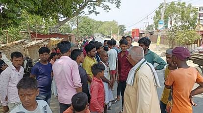 मुजफ्फरपुर में सास-ससुर के अंतिम संस्कार से लौट रहे दामाद की मौत, लोगों ने सड़क जाम कर दिया