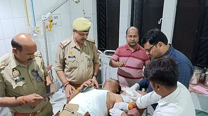 Hamirpur: Miscreants fired on the police team, outpost incharge was shot in the hand, hospitalized