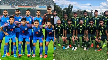 SAFF Cup: पांच साल बाद फुटबाल में टकराएंगे भारत-पाकिस्तान, सैफ कप में खेलने वाले खिलाड़ियों को वीजा का इंतजार SAFF Cup: India-Pakistan will clash in football after five years, waiting for visa for players playing in SAFF
