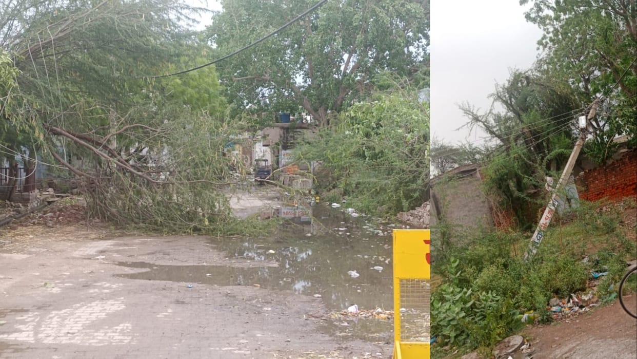 Haryana Weather: Dust storm and drizzle in Haryana