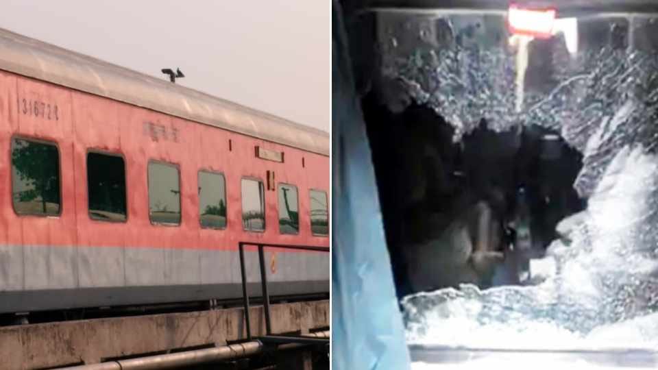 Stones pelted at Golden Temple Mail train in Amritsar of Punjab