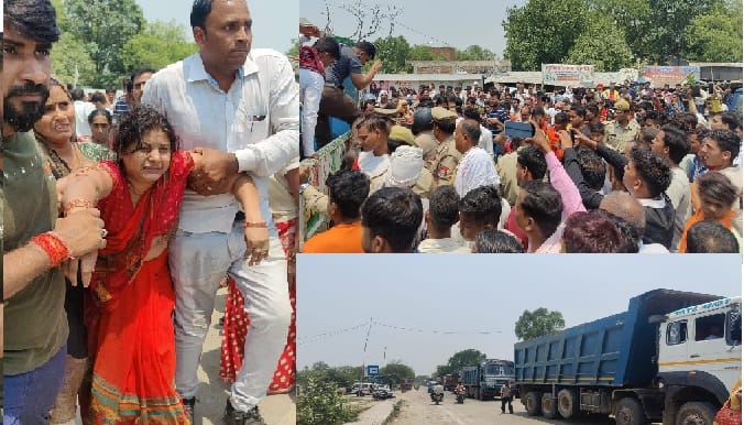 Death of father and son in Unnao accident, wife said on whose support will I stay, I also want to go with them