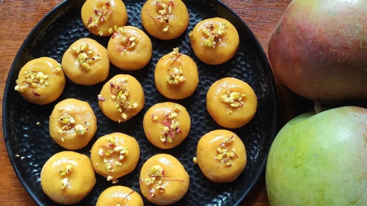 Easy Homemade Mango Peda Recipe In Hindi Try Mango Peda Recipe At Home