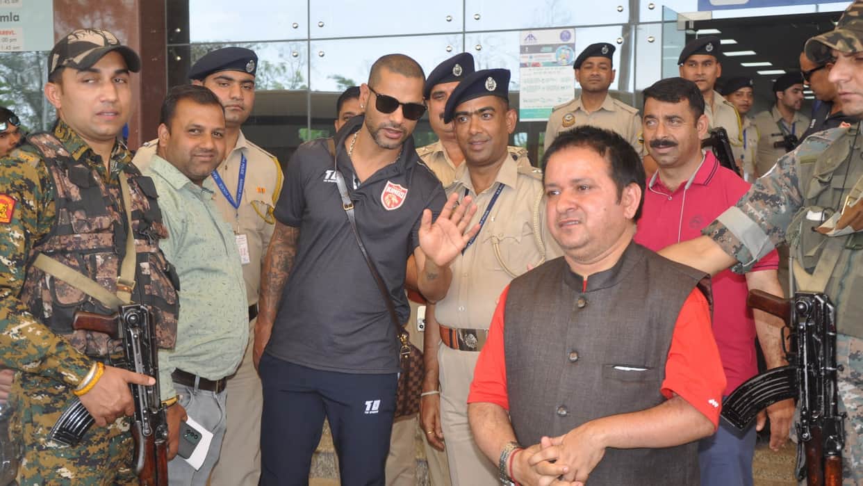 IPL 2023:  punjab kings team reached in Dharamshala