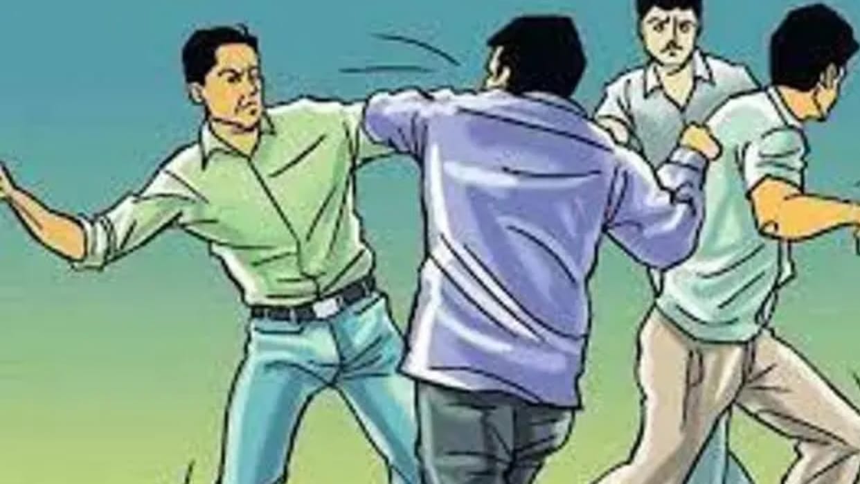 BJP leader kicked and punched the reader for not working, employees-patwaris stopped work