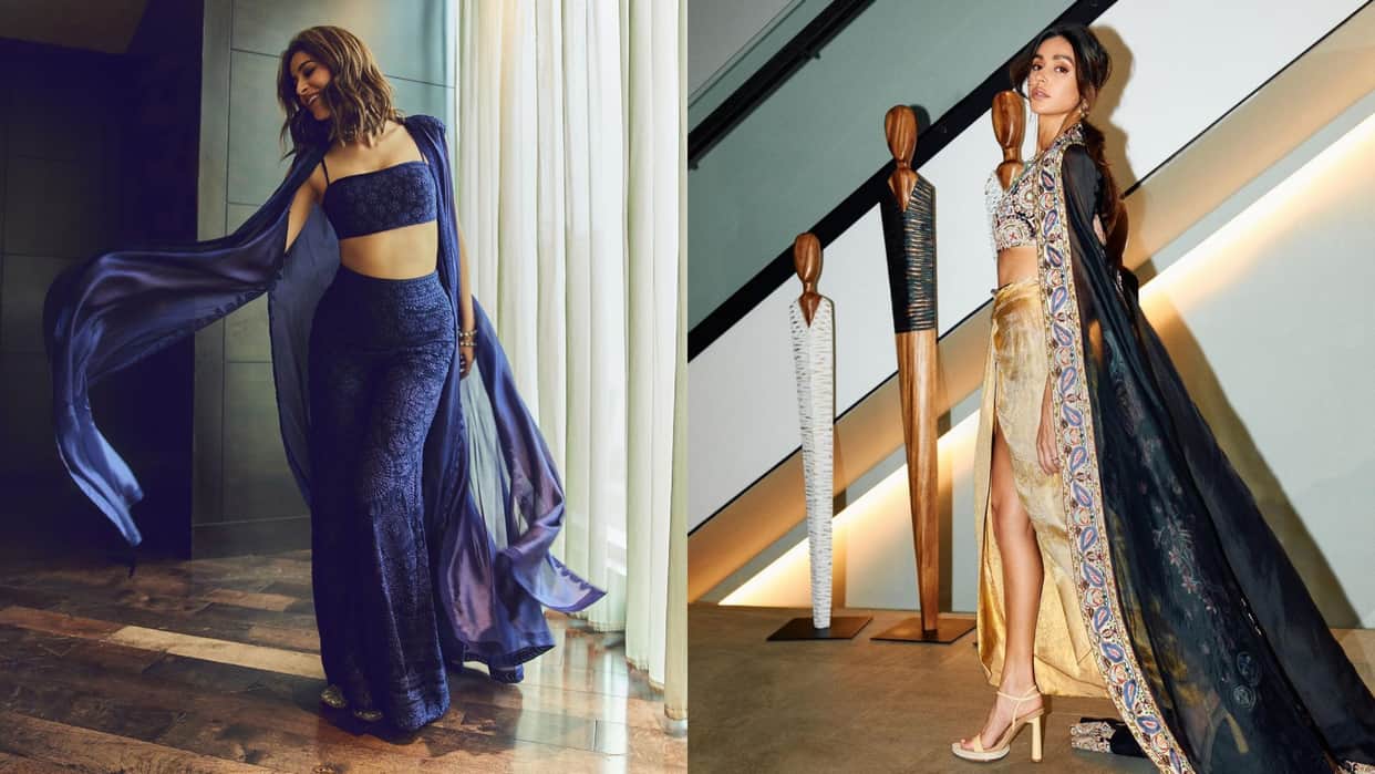 Styling Tips how to drape cape style dupatta with outfit tips in Hindi