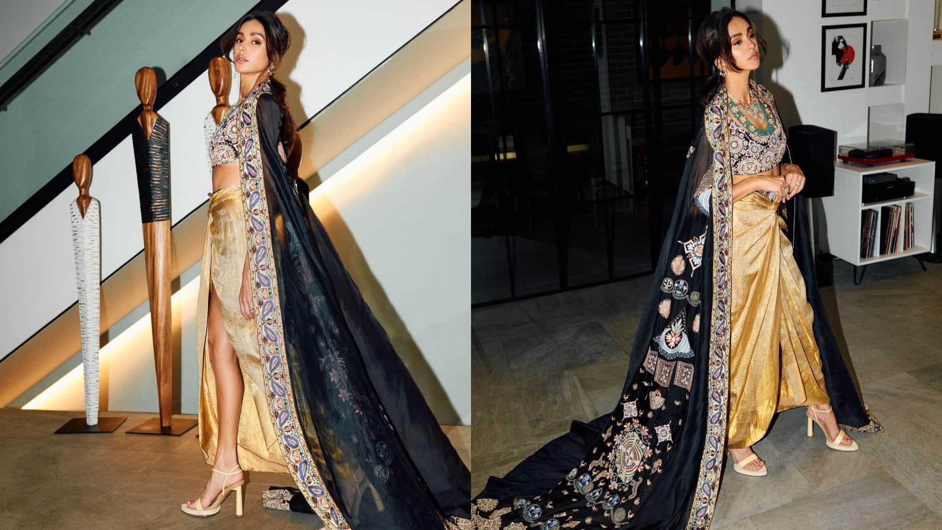 Styling Tips how to drape cape style dupatta with outfit tips in Hindi