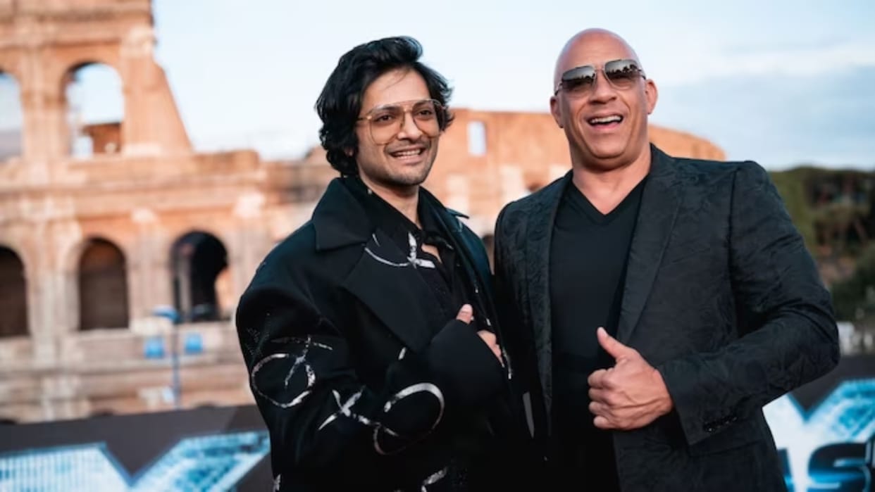 Ali Fazal met Vin Diesel at World Premiere of Fast x in rome Actor Shared video on Social Media