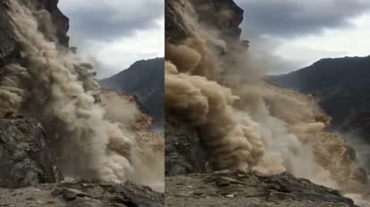 Uttarakhand: तवाघाट-लिपुलेख हाईवे पर गर्बाधार में दरका पहाड़, लोगों ने भागकर बचाई जान, देखें वीडियो Uttarakhand Landslide News: Mountain break in Garbadhar on Tawaghat Lipulekh highway people Panic