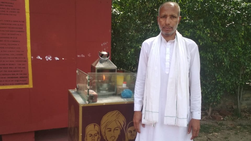 Akhand Jyot burns at samadhi of Bhagat Singh at Hussainiwala border with ghee collected from Haryana