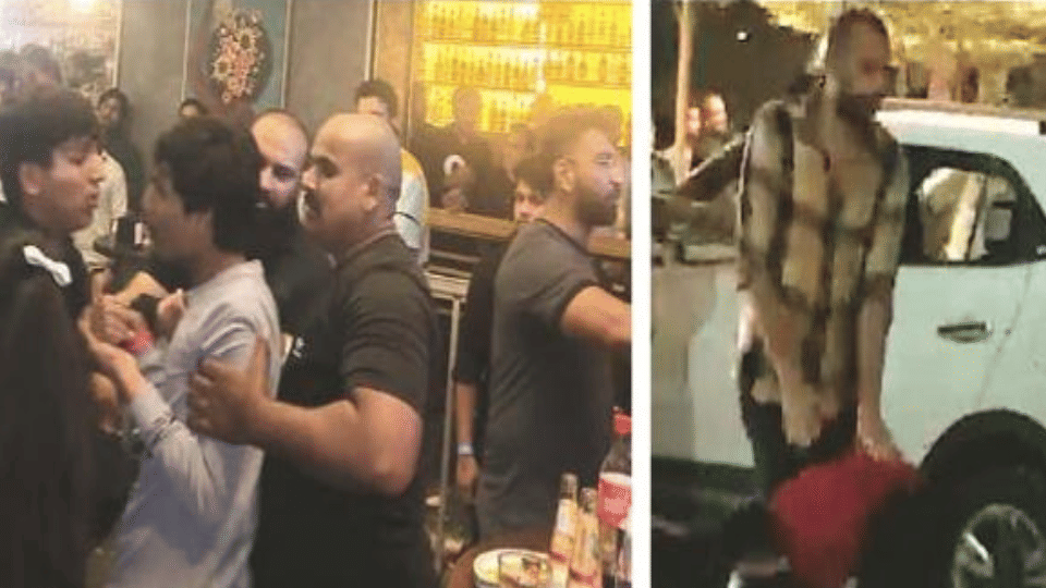 controversy over teasing a girl in a pub road fight students