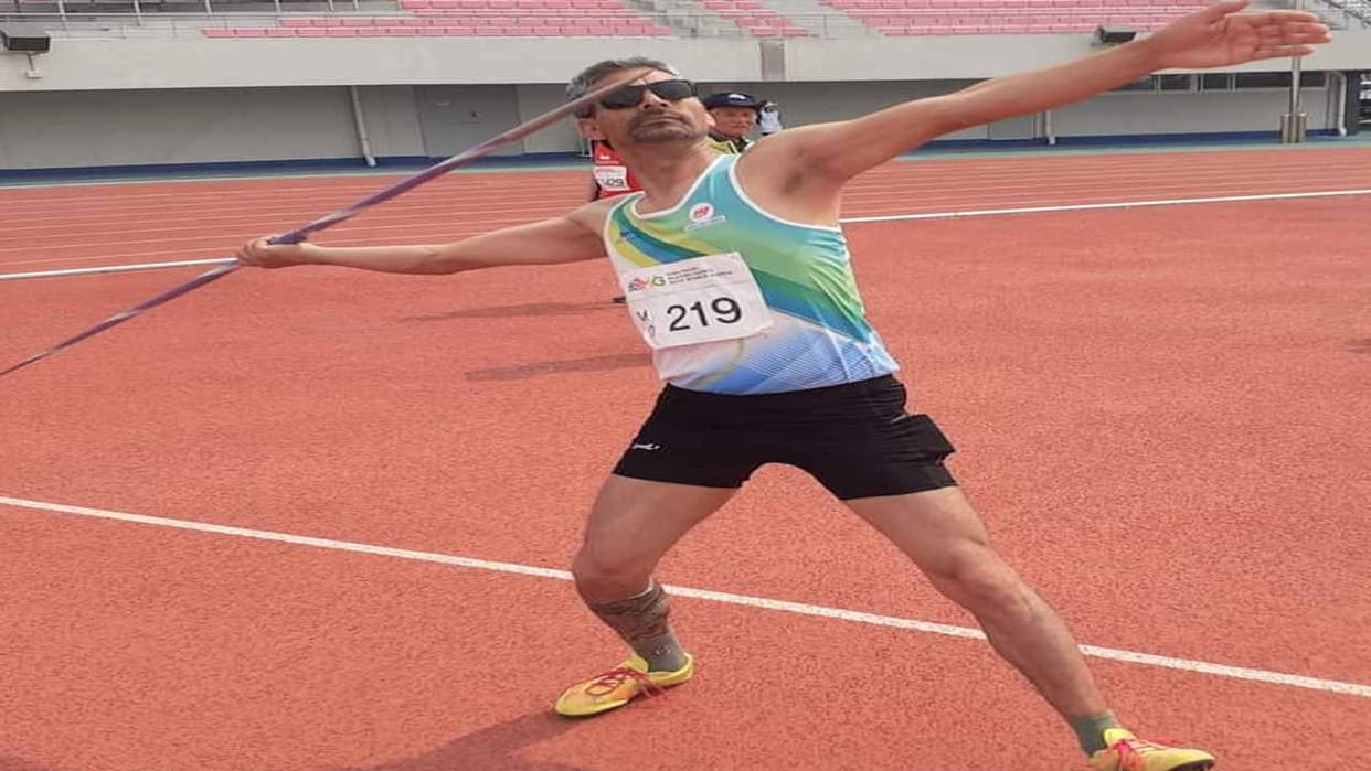 Success Story: Himachal teacher Kishan won second gold medal in javelin throw