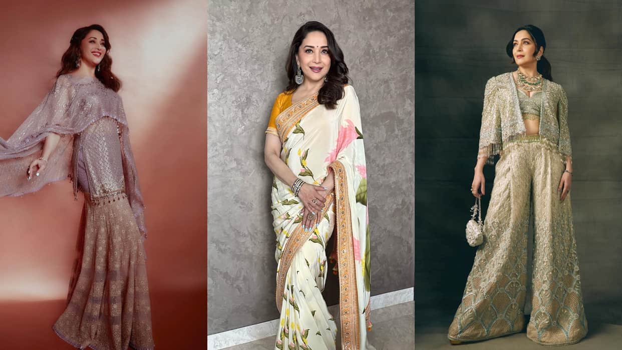 Madhuri Dixit Birthday best look of madhuri dixit for women see photos