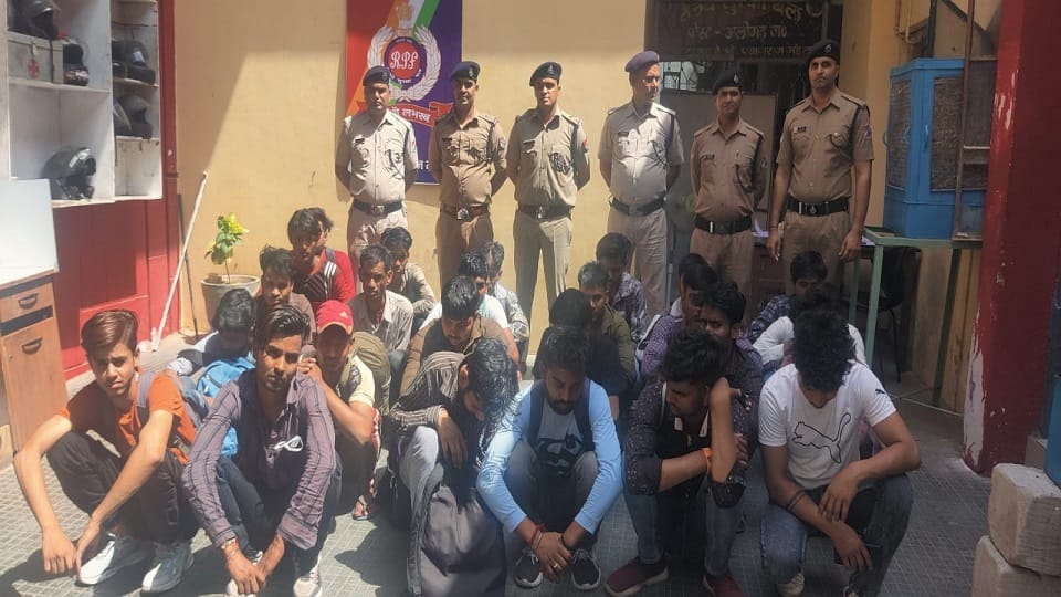 26 men found in ladies coach case filed