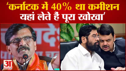 Maharashtra politics: Raut said on corruption, 'Karnataka had 40% commission, here they take the whole hollow'