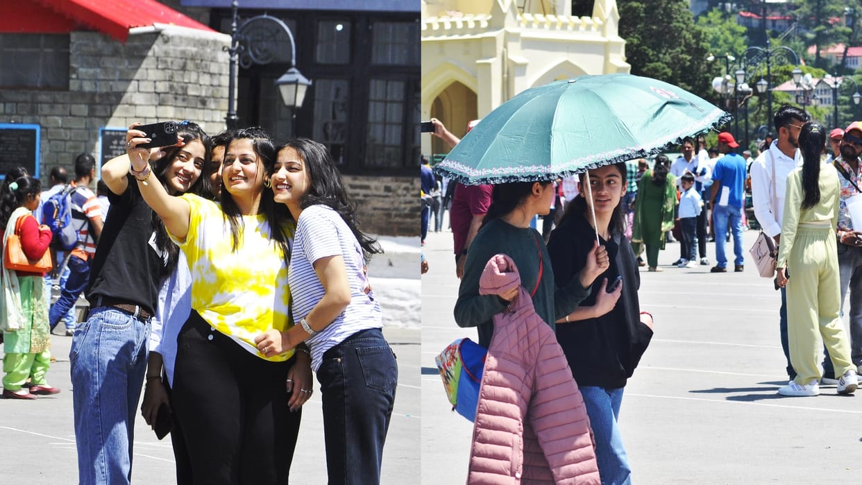 tourist season in himachal pradesh 35 thousand vehicles reached in shimla in two days