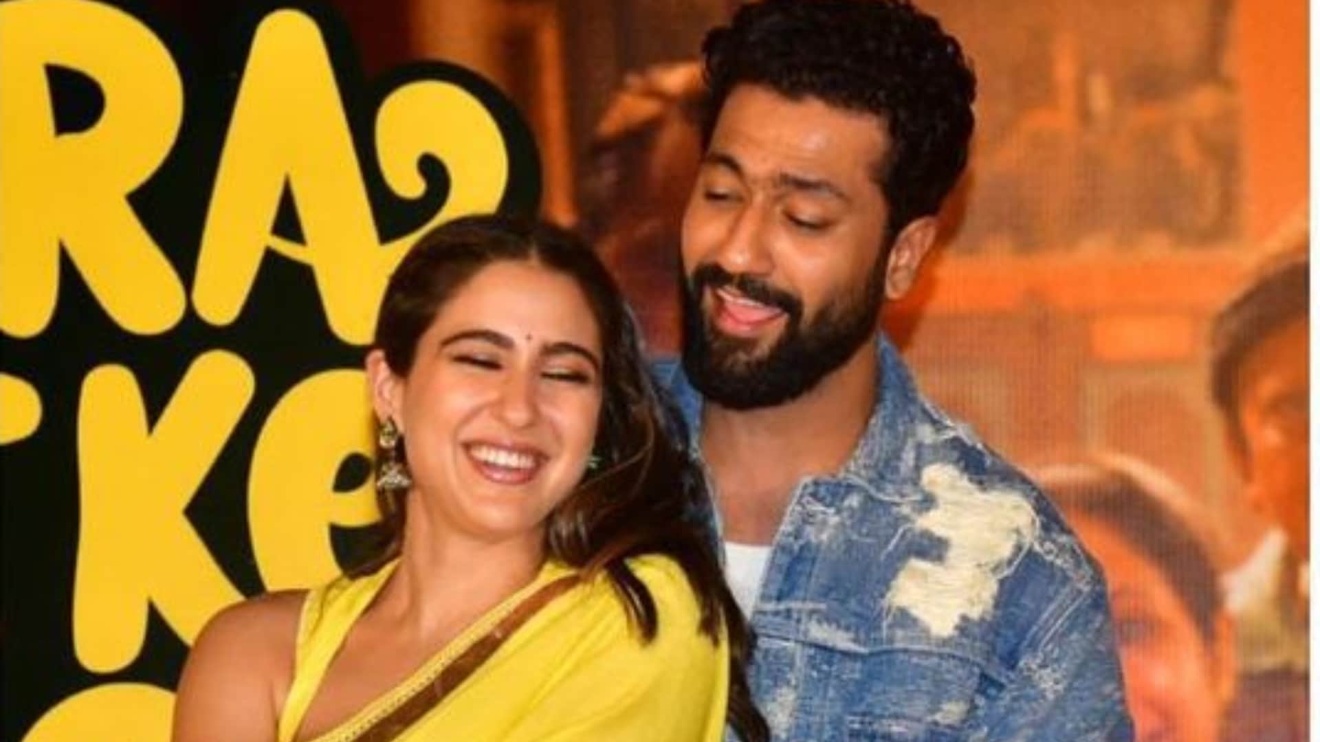 Zara Hatke Zara Bachke Vicky Kaushal Sara Ali Khan on Expensive Towel Got Angry also Called Herself Cheap