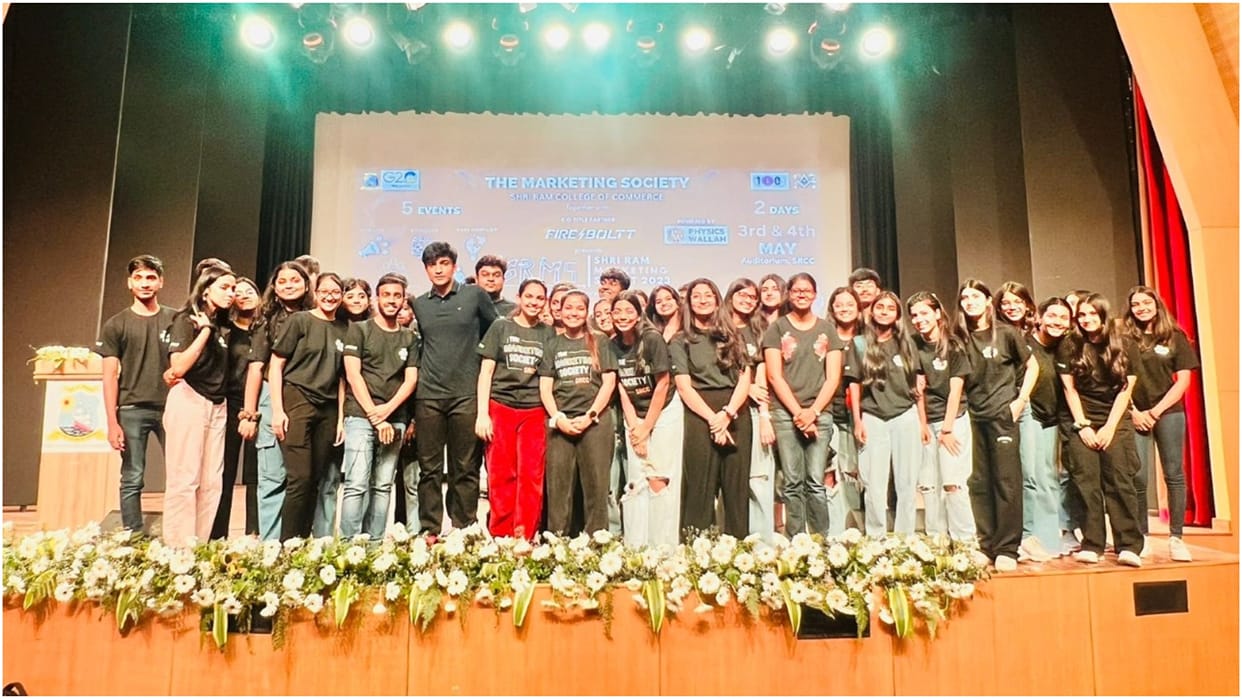Marketing Summit organized at Shri Ram College of Commerce these celebrities participated in the program