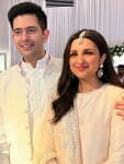 राघव चड्ढा और परिणिति चोपड़ा की सगाई।