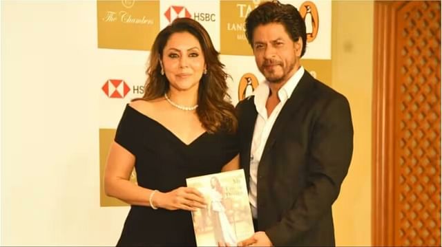 shahrukh khan calls gauri khan speed maniac as she ride on a beach bike video viral