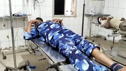 Bihar : The trespassers attack on police team in Bhojpur, Two injured including female policeman