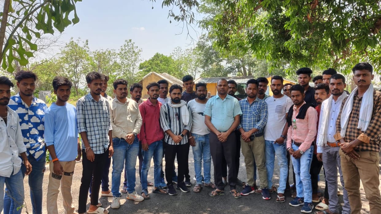 Chhattisgarh Youth Congress Secretary Kamlesh reached the Youth Jodo Booth Jodo program in Bijapur