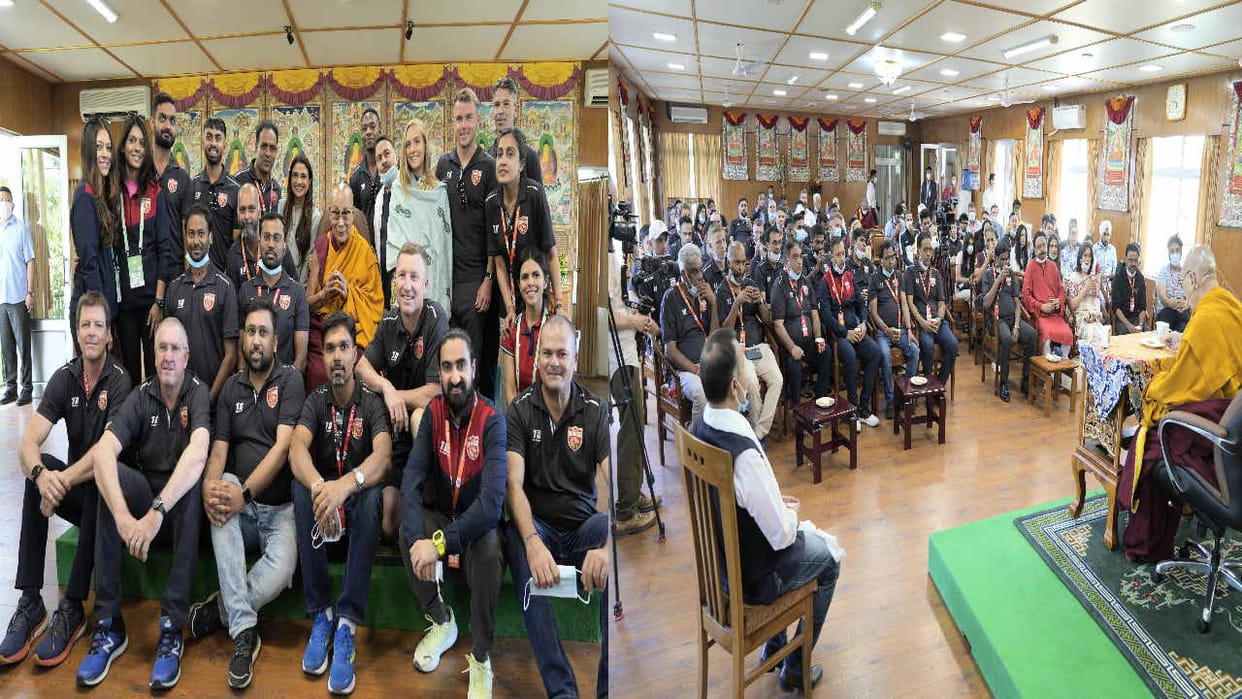 Buddhist leader Dalai Lama said Yoga can keep the mind and Brain calm by the players