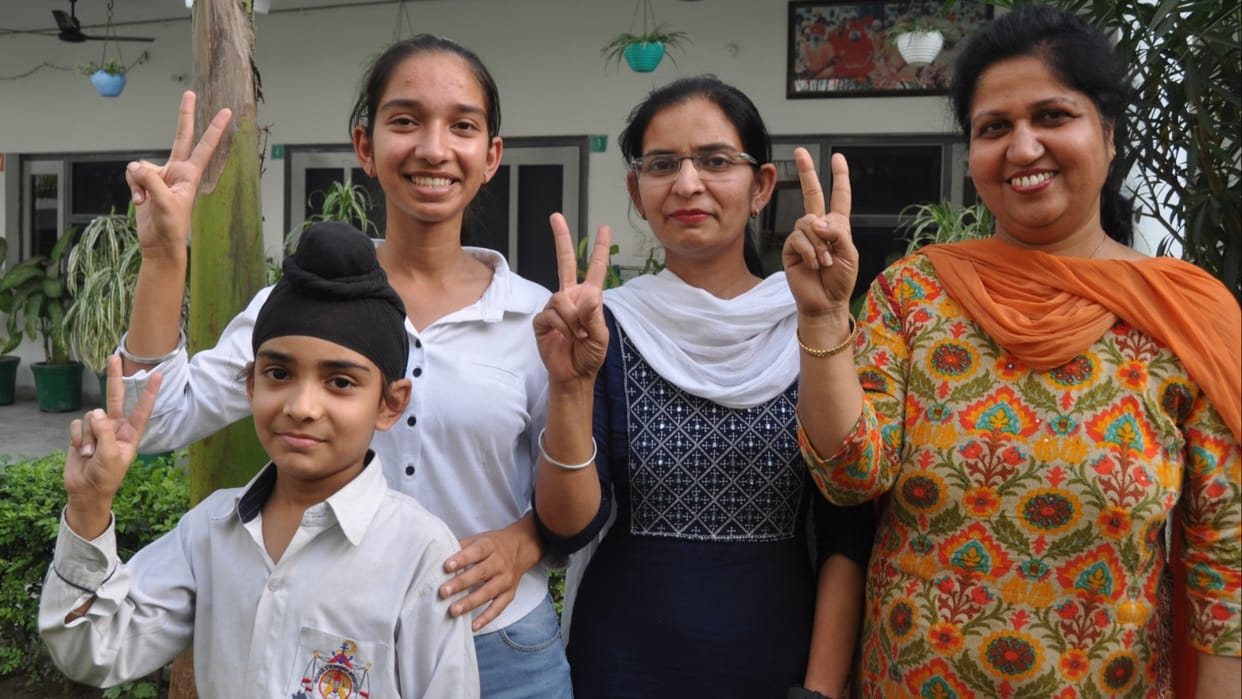 Jasmeet Kaur of Karnal secured second position in the state in HBSE 12th examination result