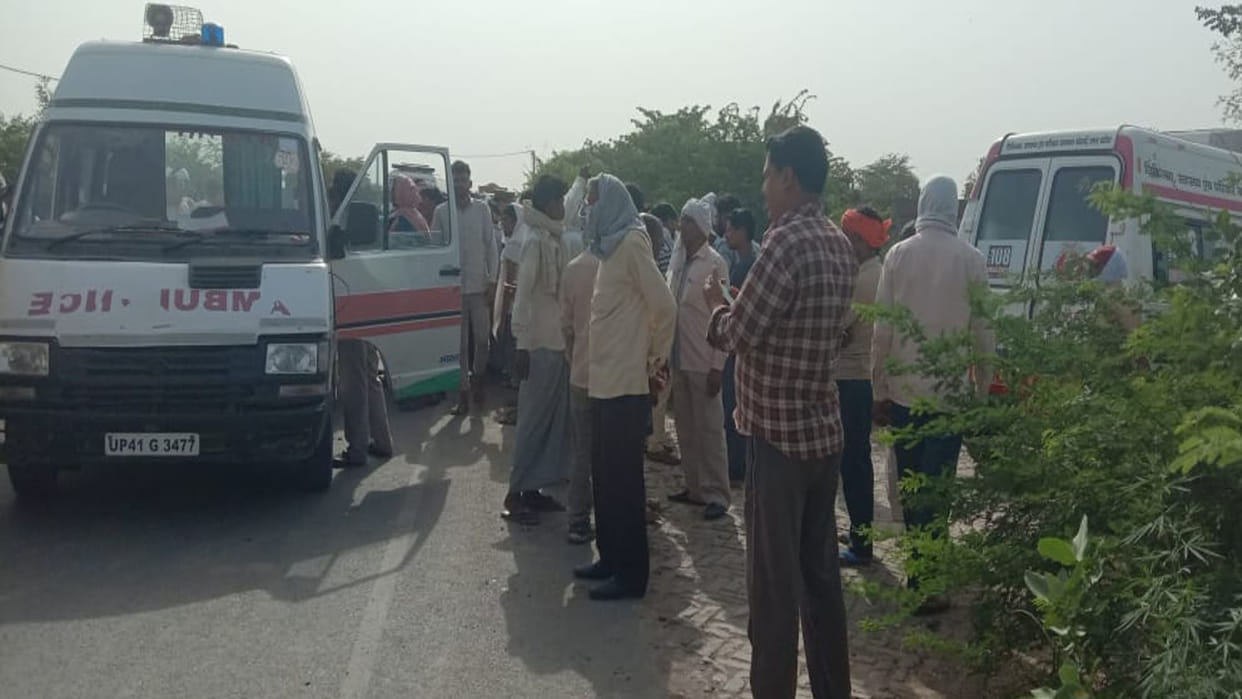 Big accident in Fatehpur, 10 people Died, one injured