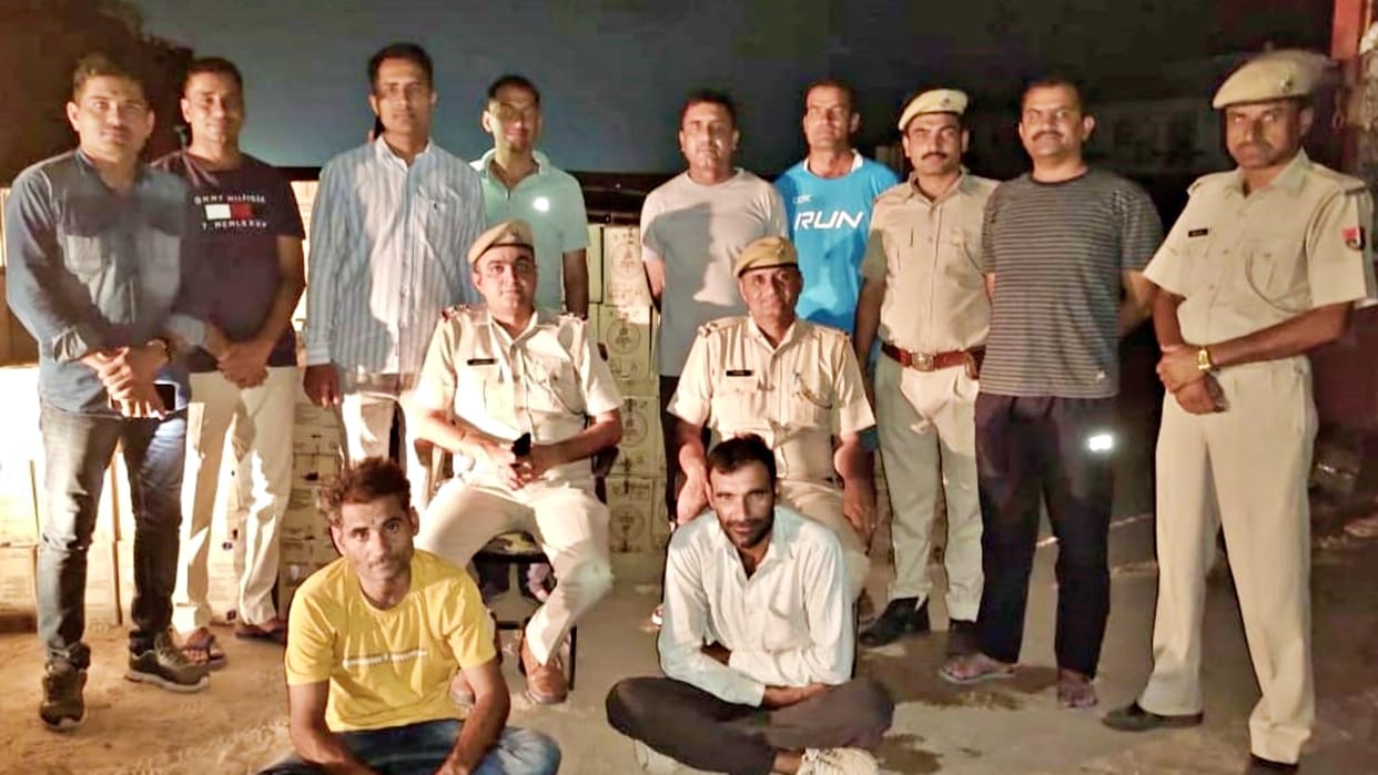 Illegal English liquor worth 50 lakh recovered from truck in Barmer