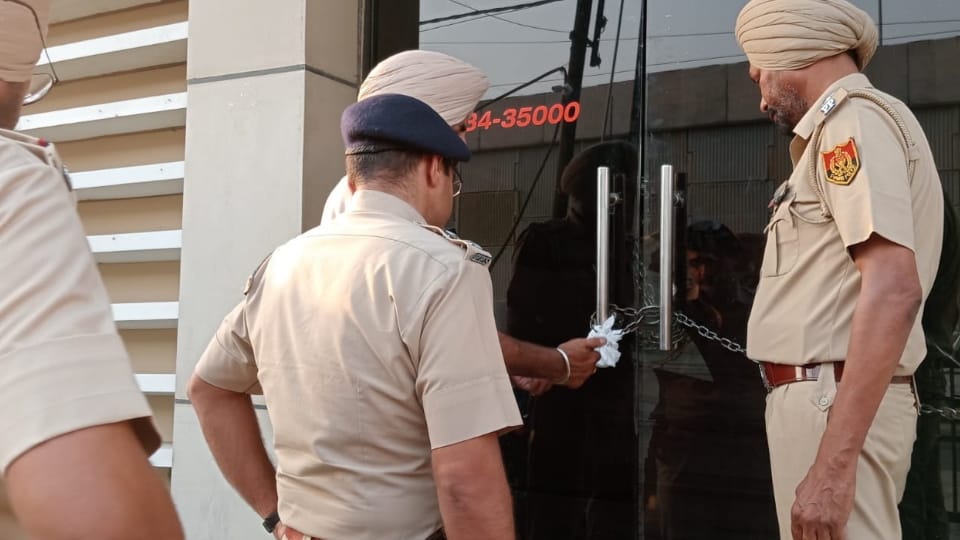 Hotel Sealed on orders of Court in Moga