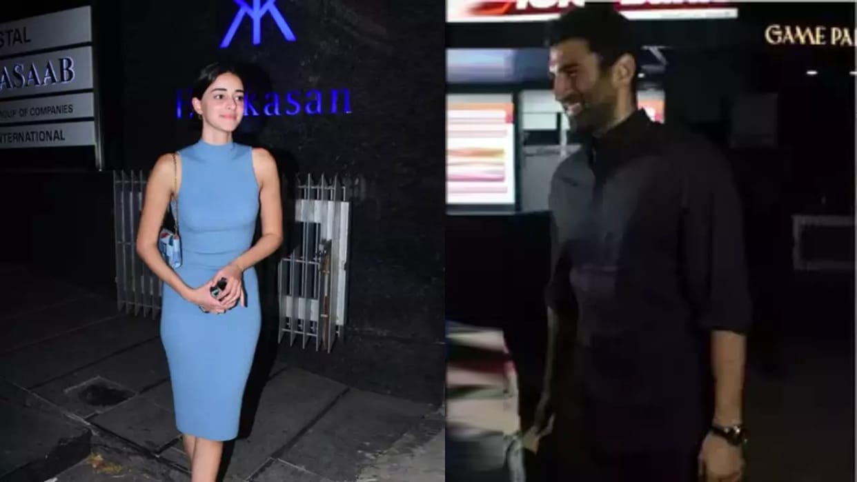 Aditya Roy Kapur and Ananya Panday spotted on a dinner date in mumbai amid affaire rumours photos goes viral