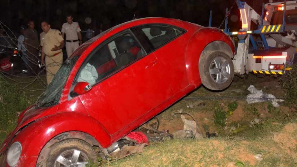 Car ran over many people in Chandigarh