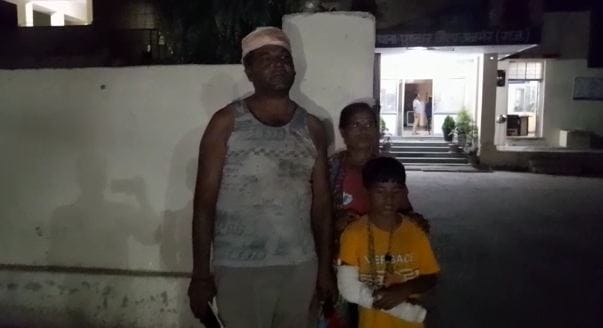 Ajmer Crime Neighbor broke head with shovel in husband-wife fight