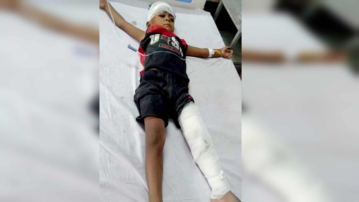 Lekhpal killed in car-bike collision, wife and grandson injured