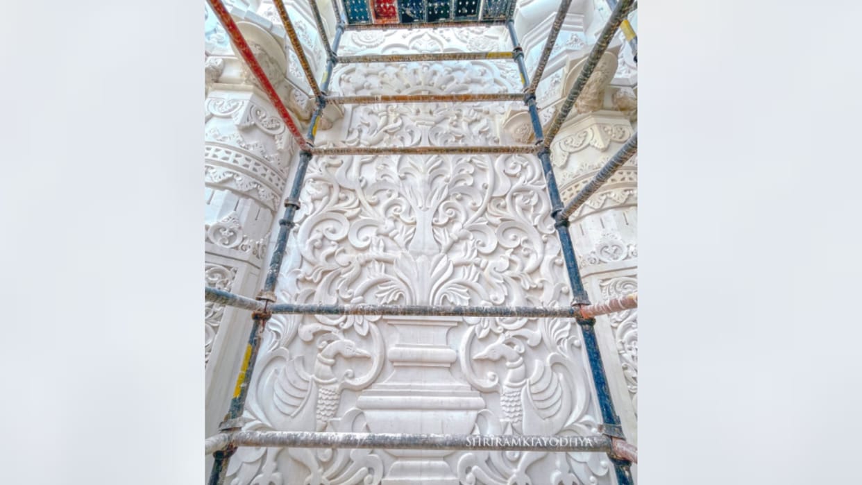 Pics of Garbhgrah of Ram temple.